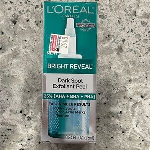 L'Oreal Bright Reveal Dark Spot Exfoliant Peel 0.84 FL, OZ